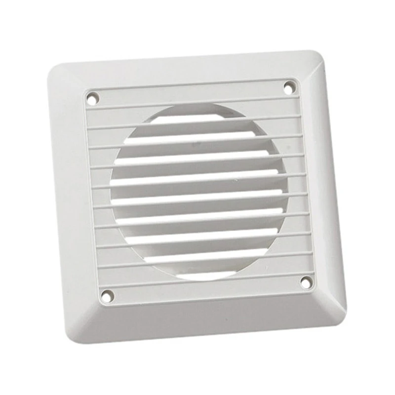 Newlec Extract Fan Wall Grille Fixed 100mm White