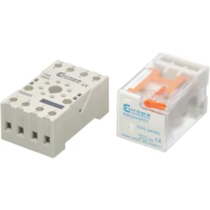 Europa 2PCO 10A 230V AC 8 Pin Octal Relay