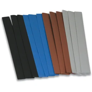 Newlec Heatshrink Sleeving Multi Colour Pack 6.4mm Dia 2:1 Ratio Black, Blue, Grey, Brown Green/Yellow