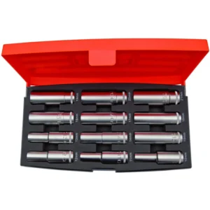 Bahco Deep Socket Set 1/2" 12/Pieces