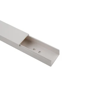 Newlec Mini Trunking 40 x 40mm 3m Length PVC White C/W Lid