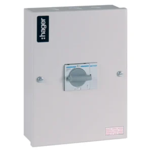 Hager Switch Disconnector Tpsn Enclosed 100A