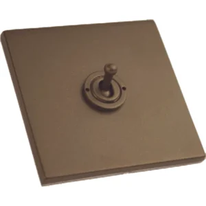 Hamilton Switch 1 Gang 2 Way Dolly/Toggle 20Ax 86X86mm Richmond Bronze