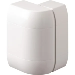 MK Electric Corner External For 3C Main Carrier White PVC