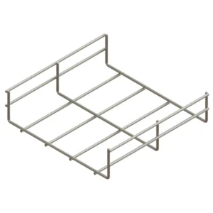 Newlec Wire Basket Cable Tray 300mm x 55mm 3 Meter Electro Zinc Plated Steel