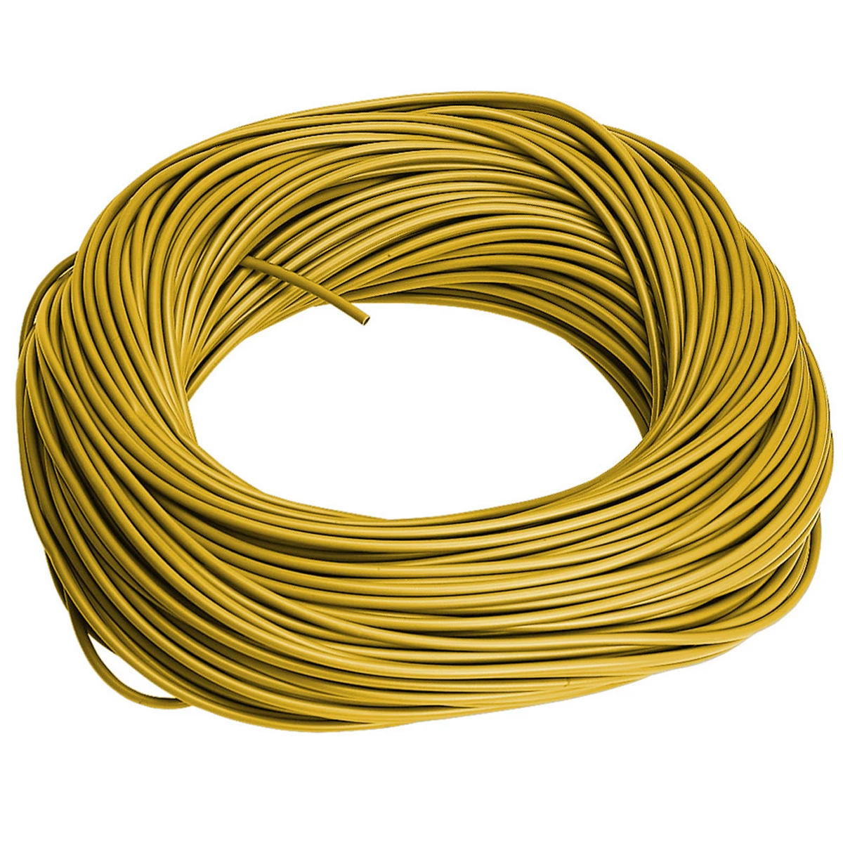 SWA Sleeving 6mm 100M Coil Green/Yellow PVC - Image 2
