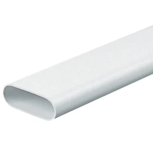 Marshall-Tufflex Conduit Oval High Impact 25mm x 3m PVC-U White
