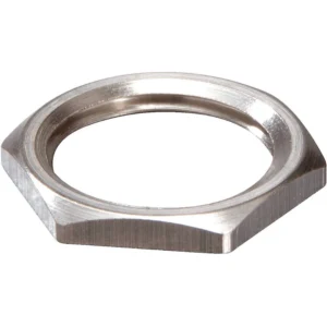 Wiska Locknut Emmu 32 M32 Brass Nickel Plated