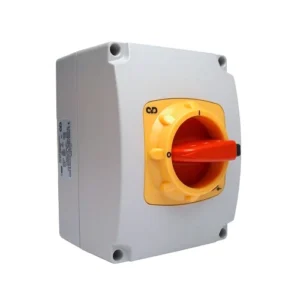 Craig & Derricott Switch Disconnect Isolator Triple Pole+Single Neutral 40A 15Kw AC23 Grey Moulded IP65