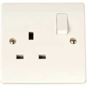 Click Scolmore Socket 1 Gang Switched 13A White