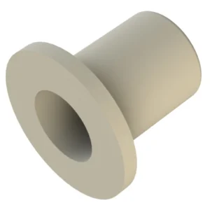 Metpro M8 Threaded Rod Top Hat Cover Cap White