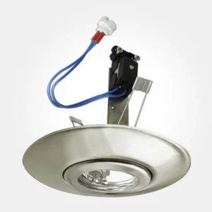 Eterna Brushed Nickel 1 X 50W Max Ip20 Mains / Low Voltage Ceiling Downlight Converter