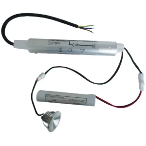 Eterna Downlight LED Emergency Nonmaintained 45 x 33mm White Matt Silver