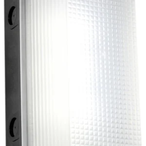 ASD Bulkhead LED Rectangular Anti-Vandal 8.5W 4000K 595lm IP65 Black