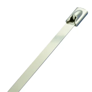 KrimpTerm 300mm x 4.6mm Uncoated Stainless Steel Cable Ties
