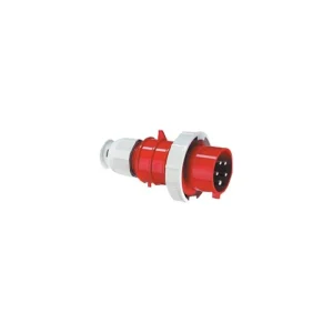 CEENorm Plug Cable-Gland 3P+E IP67 16A 415V Red Quick Connect