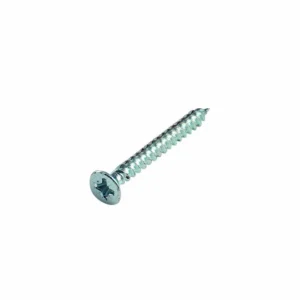 Newlec No8 x 0.75 Inch Countersunk Pozi Drive Twin Thread Bright Zinc Plated Screw