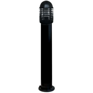 Eterna 20W Louvred Bollard Low Energy 1100mm Black