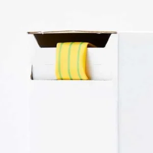 Easi-Shrink Green/Yellow Easi-Shrink Boxed Heat Shrink Sleeving 19.1mm Dia. UL Approved, 2:1 Ratio