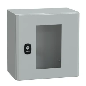 Schneider Electric Spacial S3D Tspt Door Enclosure w/o Mounting Plate H300xW300xD200 IP66 IK08 RAL7035