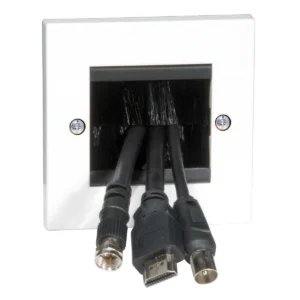 Philex Brush Face Plate Single Black