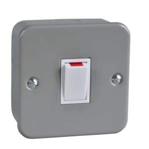 Schneider Electric Exclusive, 2-pole switch, 1 gang, 20A, grey