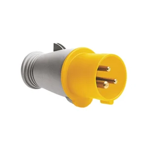 MK Electric Plug 2P+E IP44 16A 110V Yellow