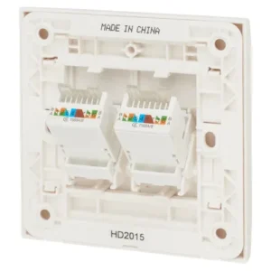 MK Electric Socket 1 Gang RJ45 Cat 6 Data Double