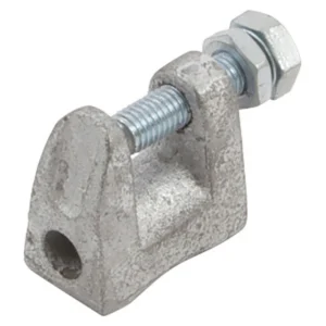 Newlec Channel G Clamp Hot Dipped Galvanised for M10 Rod