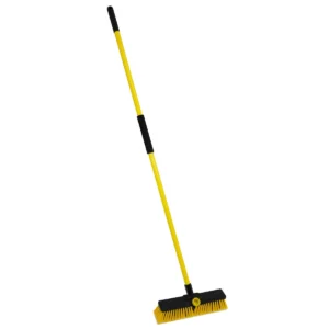 Charles Bulldozer 14" Heavy Duty Broom With Metal Handle