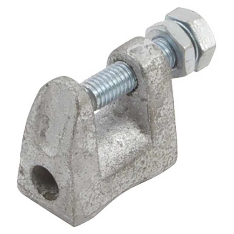 Newlec Channel G Clamp Hot Dipped Galvanised for M10 Rod - Image 2