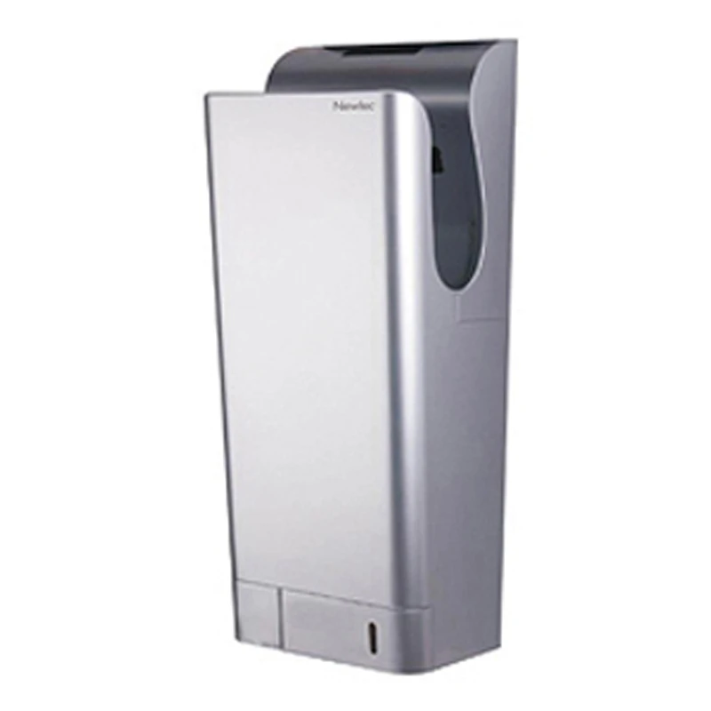 Newlec Hand Dryer Automatic ABS Cased Low Energy Jet 0.7kw IPX4 Silver
