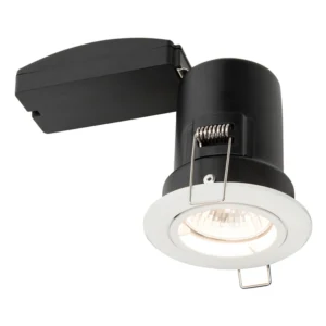 Saxby Luminaire Recessed Shieldplus Mv Fixed LED 50W 85X120X5mm Matt White Gu1