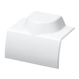 MK Electric Adaptor For Mini Trunking/Conduit White PVC [Pack=10]