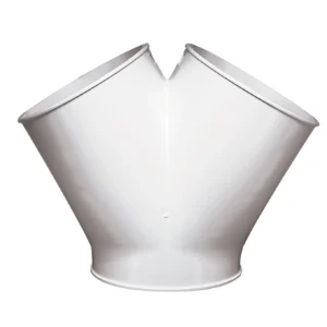 Manrose 100mm/4Inch White PVC T Piece