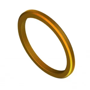 Metpro Lockring Milled Edge 63mm Brass