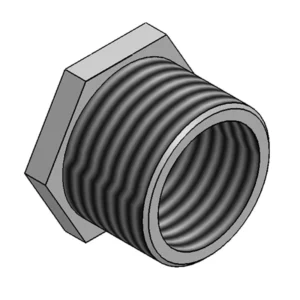 Metpro Reducer Threaded 20mm-16mm Galvanised Steel