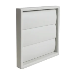Manrose 6 Inch 150mm White High Impact Polystyrene Gravity Shutter