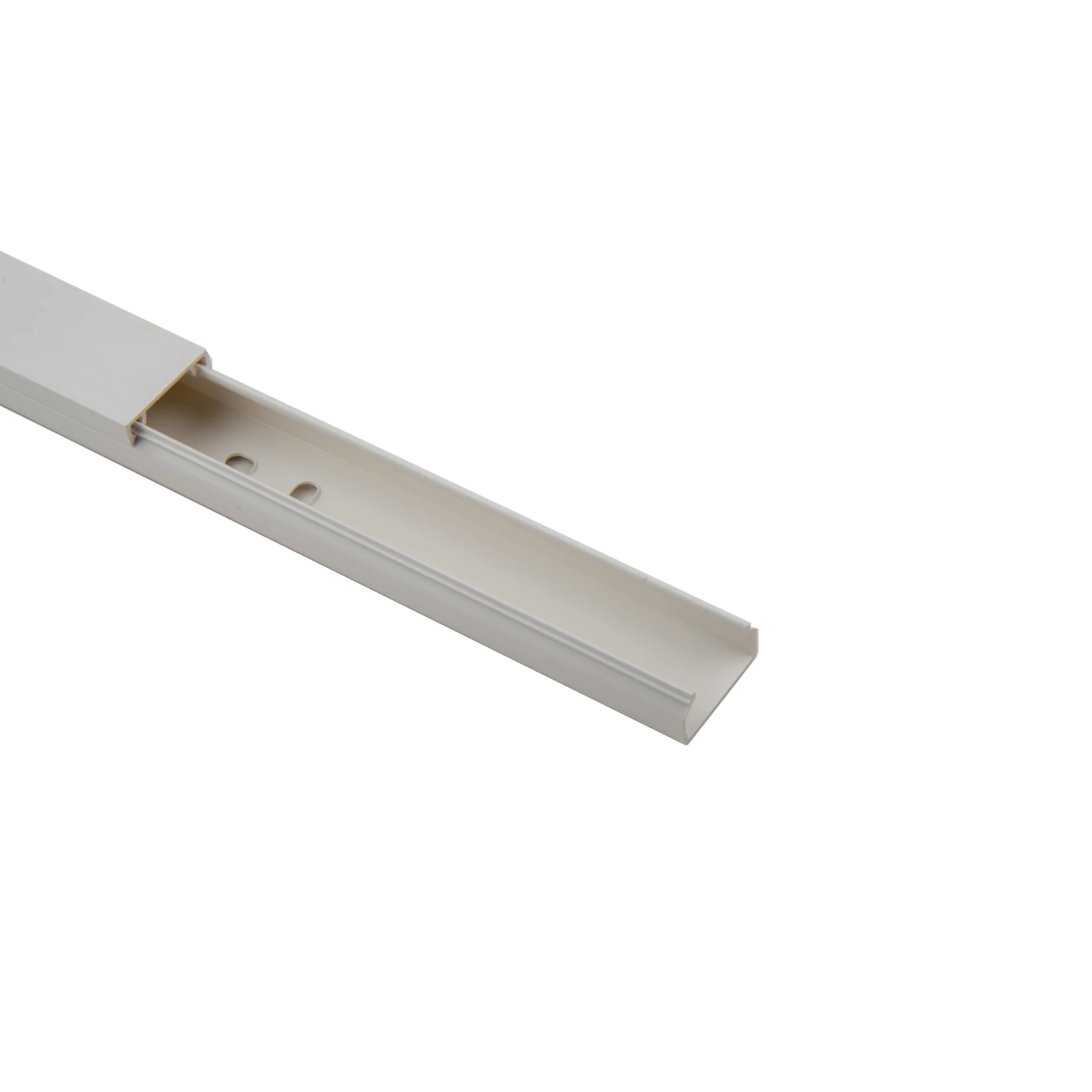 Newlec Mini Trunking 25 x 16mm 3m Length PVC White Complete With Lid - Image 2