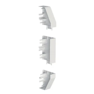 Marshall-Tufflex XL Trunking End Cap PVC-U White 5/Pack