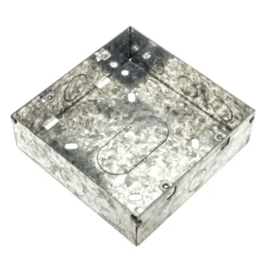 Deta Box 6/8G Back Flush 132 x 132 x 42mm Metal