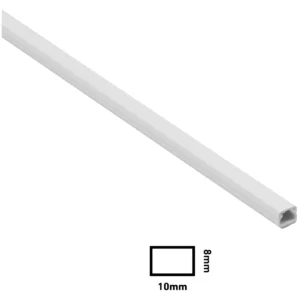 D-Line Trunking 10x8mmx2m White