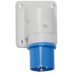 CEENorm Appliance Inlet Panel 2P+E IP44 32A 240V Blue