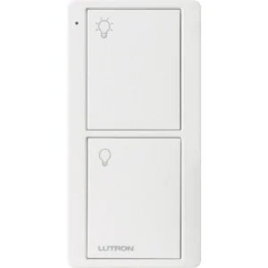 Lutron Lighting Controller Wireless 2-Button ON/OFF White