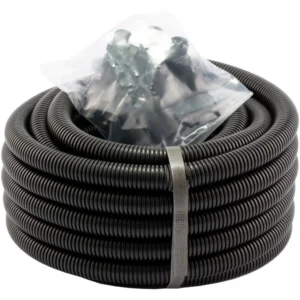 SWA Conduit Flexible Economy 10M Pack 20mm Polypropylene Black