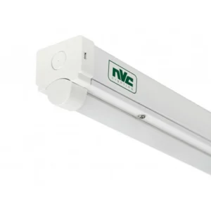 NVC Lighting Phoenix Batten LED 5000K 40W 4685lm 5Ft White Powder Coated Steel
