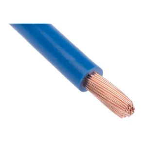Clynder BS6231 10.0mm² Blue Tri-Rated Cable 1-Core Panel Wire