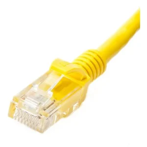 Newlec Patch Lead Networking Snagless CAT5e 10 Meter Yellow