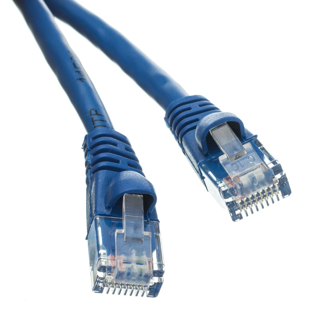 Newlec Patch Lead Networking Snagless CAT5e 1 Meter Blue - Image 2