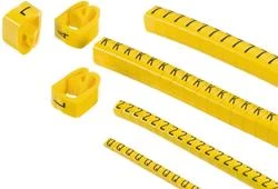 Newlec Cable Marker Refill Pack K Type '2' up to 6.0mm Black on Yellow
